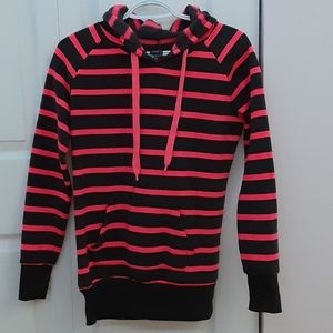 Pink and grey hoodie